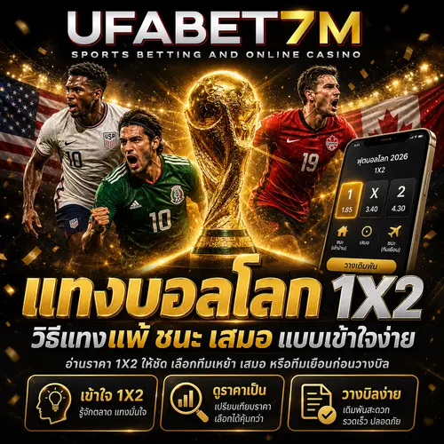 แทงบอลโลก 1X2 วิธีแทงแพ้ชนะเสมอแบบเข้าใจง่าย